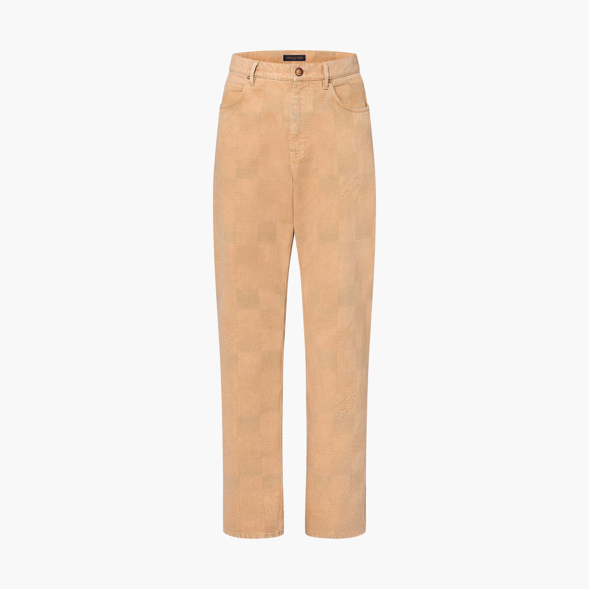 Pantalon Chic Damier sans col