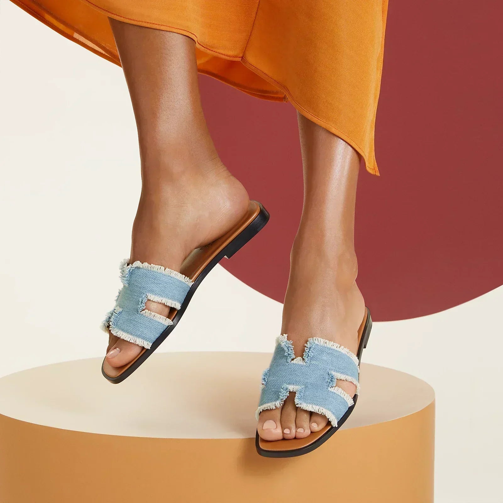 Sandales Oran - Bleu clair